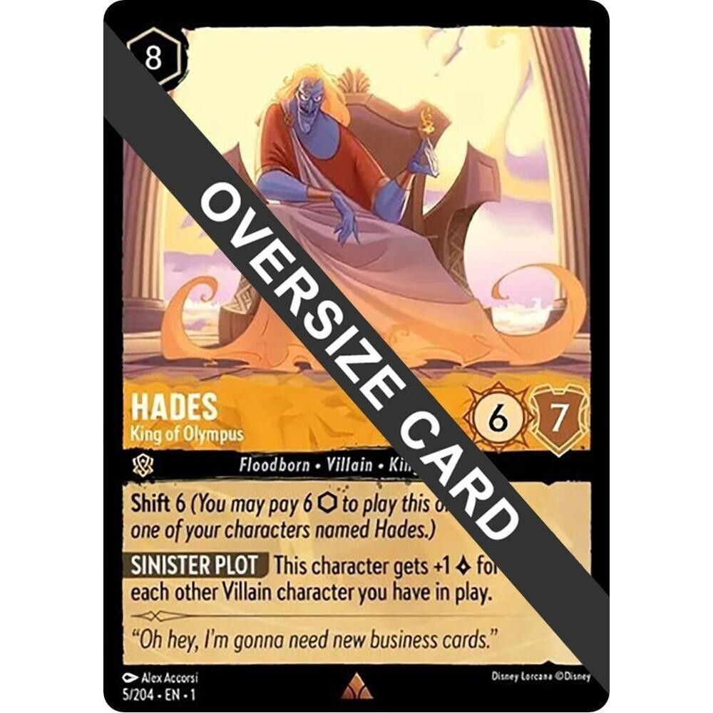 Hades - King of Olympus (Oversized) - The First Chapter (Cold Foil)